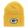 NFL End Zone Cuffed Knit Hat - K010Z- Green Bay Packers- One Size Fits All - C6116FJ611J