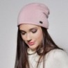 Slouch Beanie Cashmere Ribbed Braided