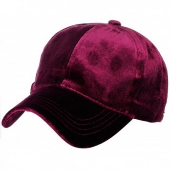 C C Ponytail Adjustable Baseball Burgundy in Women's Baseball Caps