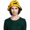 MaitoseTM Womens Wool Bowler Yellow