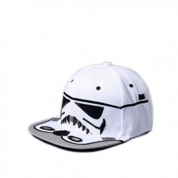 Star Wars Stormtrooper Snapback Adult Baseball Cap Hat - White - CW129BCIS8F