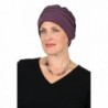 Fleece Hat for Women Cancer Headwear Turban Beanie winter Lightweight Chemo Cap - Plum - C0187EZXRUK