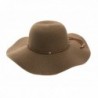G Women's Toyo Braid Floppy Hat - Brown - CQ1217YFPXB