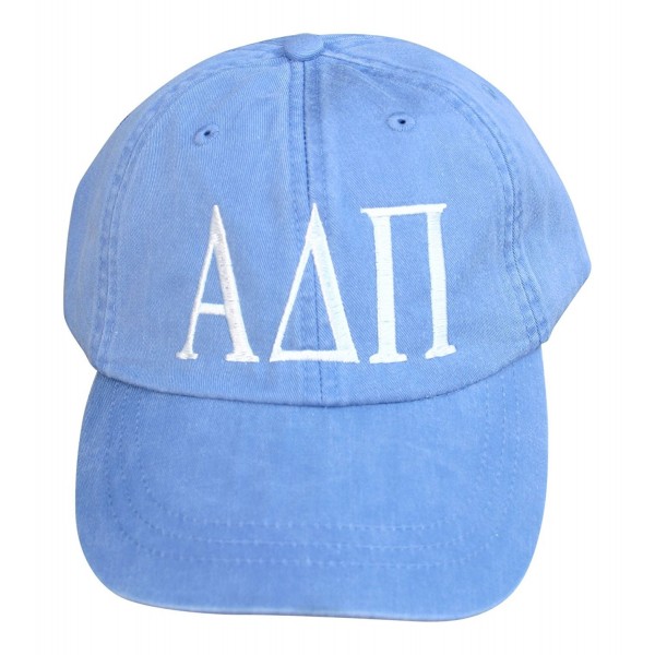 Mega Greek Womens Alpha Delta Pi Baseball Cap - Blue - CI11WK0OKO7