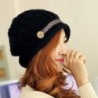 LOCOMO Hats Cabled Checker Pattern in Women's Skullies & Beanies