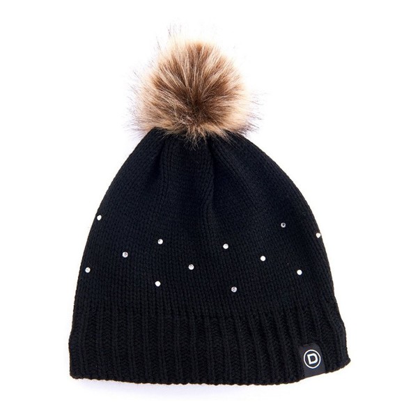 Dublin Sparkle Bobble Hat - Black - CZ185O0407N