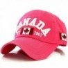 Canada with Canadian Flag Est. 1967 Baseball Cap Hat - Pink - CZ12HJWMY25