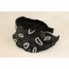 Great Gatsby / Flapper Inspired Handmade Fashion Headband / Hairband w Rhinestones - Black - CO11O0QWO4R