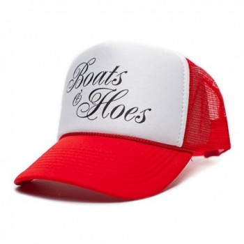 Boats 'N Hoes Movie Cap Hat Unisex Adult Trucker Multi - White/Red - CV12IMNM11J