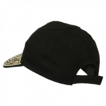 Cross Embellished Stones Baseball Cap