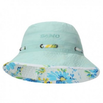 Ubestyle Outdoor Beach Travel Hat Women UPF 50+ Reversible Bucket Hats - Green - CE12EAR11LV