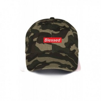 Blessed Supreme Dad Hat Baseball Cap Unstructured New - Camo - C8182WT98H4