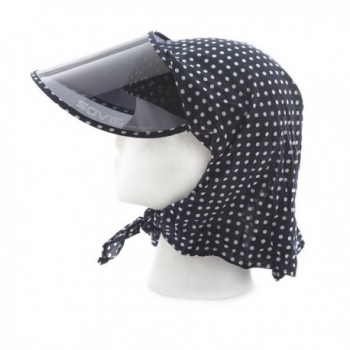 Sovis Full 5.5" Blue/white Dot Scarf - Facial Protection Sun Visor Worldwide Patented - CW11LDGSLSZ