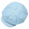 N237 Washing Denim Stitch Design Sexy Newsboy Cap Cabbie Golf Gatsby Driving Hat - Skyblue - C3124AQXQK1