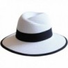 JOYEBUY Womens UPF50 Foldable Summer Straw Hat Wide Brim Fedora Sun Beach Hat - Style E-white - CS1808SL8X7