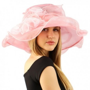 Kentucky Floppy Ruffle Organza Hat