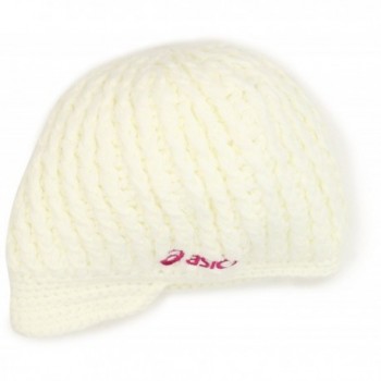 Asics Women's Tegan Visor Beanie - Cream/Flare - C71194H0IOP