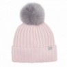 Joules Women's Popper Knit Hat with Detachable Pom - Pink - CF186UESCU4