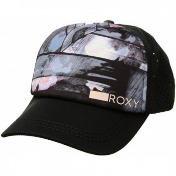 Roxy Women's Waves Machines Trucker Hat - Anthracite Blur Paint Erjha03319 - C712NTXPTSN