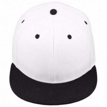 Samtree Snapback Patchwork Baseball 02 White