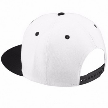 Samtree Snapback Patchwork Baseball 02 White in Women's Baseball Caps