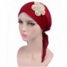 Womens Ruffle Beanie Turban Headwear