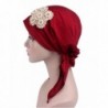 Womens Ruffle Beanie Turban Headwear in Women's Skullies & Beanies