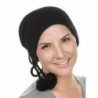 Super Soft Warm Fuzzy Angora Ribbed Bow Tie Pom Pom Slouchy Cancer Beanie Chemo Winter Hat - 02- Black Angora - C912N14PSEC