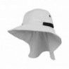 Mega Cap Juniper Womens White Wide Brim Outdoor Sun Flap Hat - CJ11KW3350J