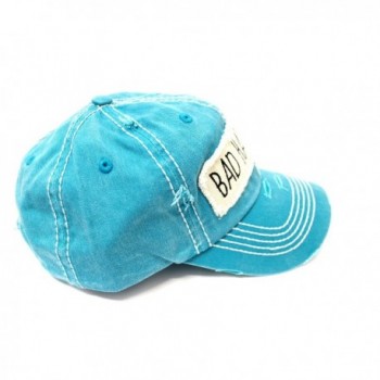 CAPS VINTAGE Turquoise Embroidery Distressed