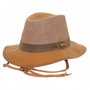 Outback Trading Hat Mens Quality Willis Mesh Oilskin Rugged 1470 - Sage - CH115CR4KIV