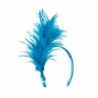 Fancy Feather Fascinator Turquoise OSFM