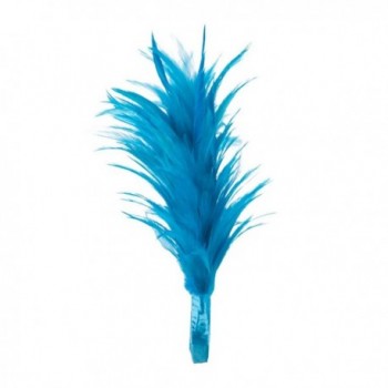 Fancy Feather Fascinator Turquoise OSFM in Women's Headbands in Women's Hats & Caps