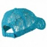 Lace Sequin Glitter Cap Turquoise in Women's Baseball Caps