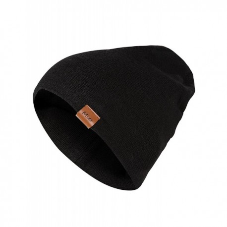 Watch Cap Knit Hat Daily Beanie For Men and Women - Black - CD186KGW9GT
