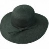 Black Flat Brim Sun Hat