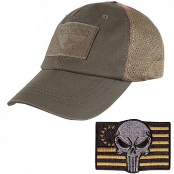 Condor Tactical Mesh Cap with Punisher Morale Patch Bundle - Brown - CD12MYIKVOD