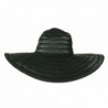 AUGUST HATS BLACK ROUND BASIC in Women's Sun Hats