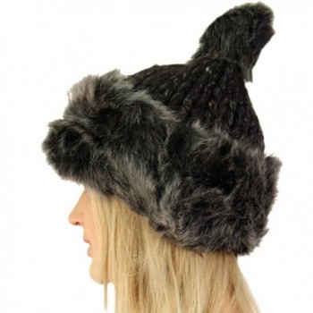 Bucket Fleece Chunky Beanie Hat in Women's Skullies & Beanies