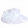 Lightweight Kentucky Church Wedding S062 White in Women's Sun Hats