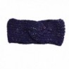 Wiipu Wiipu Winter Ear Warmer Headwrap Crochet Knit Hairband(n122) - Dark Blue - C7120D1SZJ5