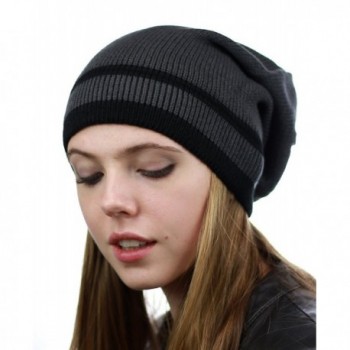 NYFASHION101 Trendy Slouchy Comfort Knitted in Women's Skullies & Beanies