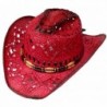 Modestone Womens Straw Cowboy Black in Women's Cowboy Hats