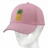 melitop005 Pineapple Dad Hat Baseball Cap Sun Cap Cotten Snapback Adjustable Outdoor Sports Cap - Pink - CB186W50NOG