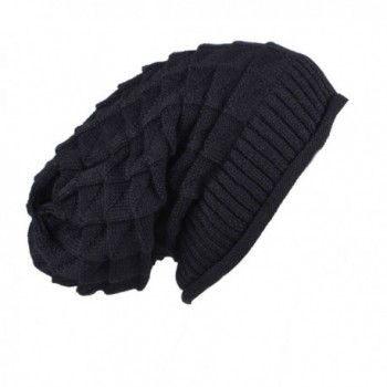 YueLian Men Women Baggy Slouchy Beanies Skull Cap Winter Knit Hats - CH11Q775MW3