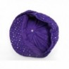 Glitter Newsboy Purple more same in Women's Newsboy Caps