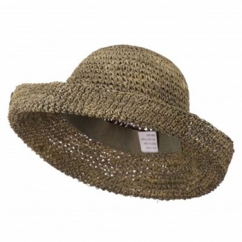 Seagrass Kettle Brim Self Tie Ribbon Hat - Seagrass W32S19C - CJ11D3HD1X7