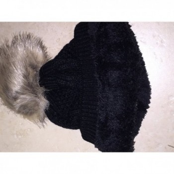 Womens Premium PomPom Knitted Slouchy