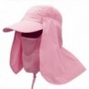 ACHIEWELL Men's Fishing Camo Hat Gardening Outdoor Sun Cap - 360° Uv Protection Pink - CJ18C34EX0C