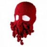 Amurleopard Unisex Barbarian Knit Beanie Octopus (One Size- Red) - C917X0M35GX